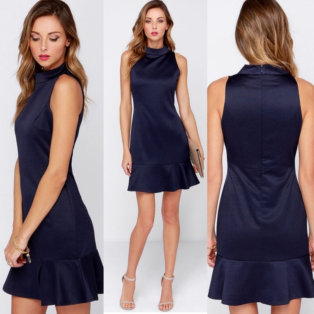 FINAL SALE🎉Aryn K | "Now or Never" Navy Blue Drs